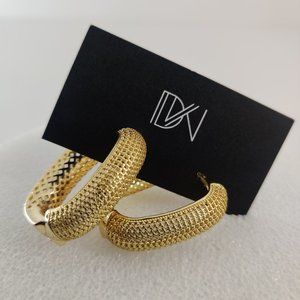 New 18k Gold Plated Earrings